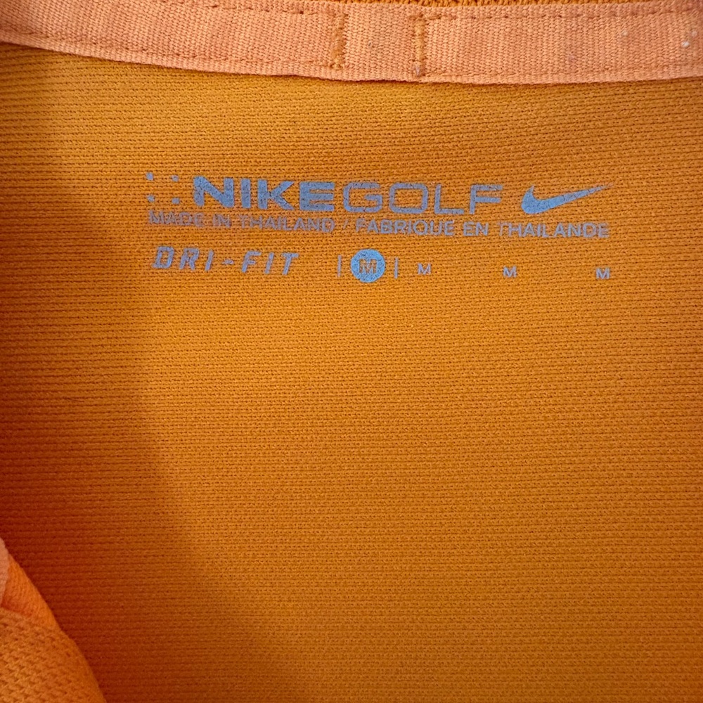 Nike Men's Bright Orange Polo Shirt - Picture 2 of 2